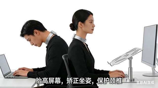 Adjustable 360-Degree Rotating Laptop and Tablet Stand, Desktop Monitor Folding Cooling Bracket detail 3