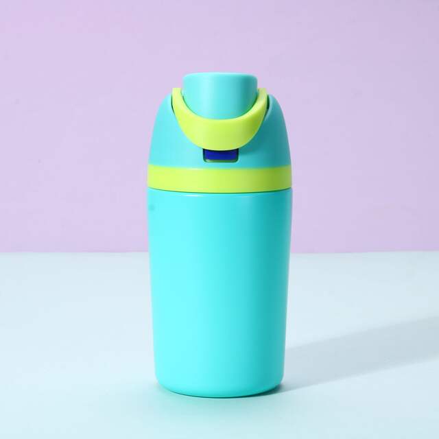 Amazon's New 12oz Sports Water Cup Thermos Cup Customized Portable Mini Kidsren's Double-Drink Thermos Water Bottle detail 3