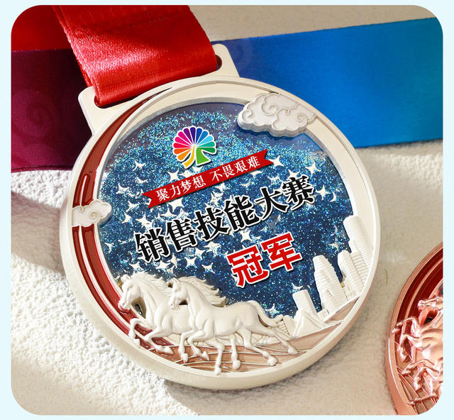 Customized Metal Medals for the Year of the Horse, Customized Metal Medals for Sports Events, Custom-Made Marathon Running Competition Honor Medals detail 9