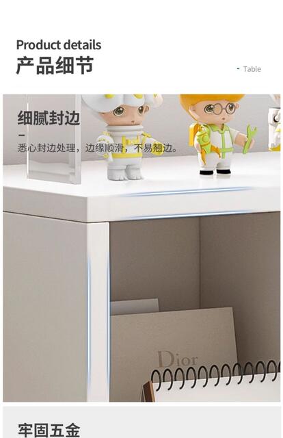 Simple Floor-Standing Bookshelf Against the Wall for Storage and Display, Multi-Compartment Display Cabinet, Economical Free Combination Living Room Storage Rack detail 10