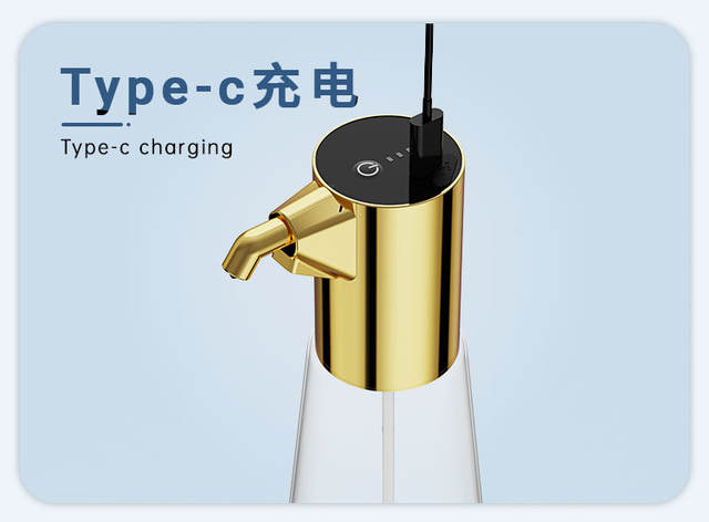 New Automatic Sensor Soap Dispenser, Smart Hand Sanitizer Machine, Liquid Soap Dispenser, Rechargeable and Adjustable, Available in Stock detail 11