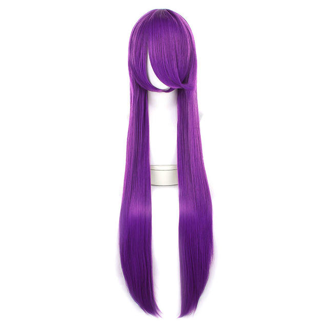 150cm Universal Wig Cosplay High-Temperature Silk Fluffy Wig Multiple Colors Available Long Straight Hair Fluffy Style detail 3