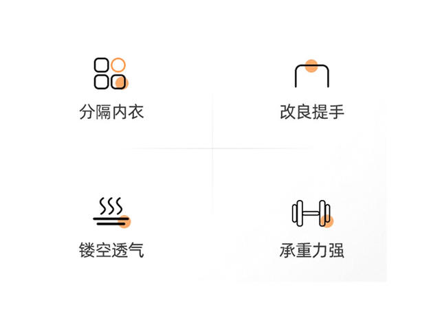 Dirty Clothes Basket Household Laundry Basket Bathroom Dirty Underwear Socks Clothes Split Transparent Breathable Dirty Clothes Bucket detail 2