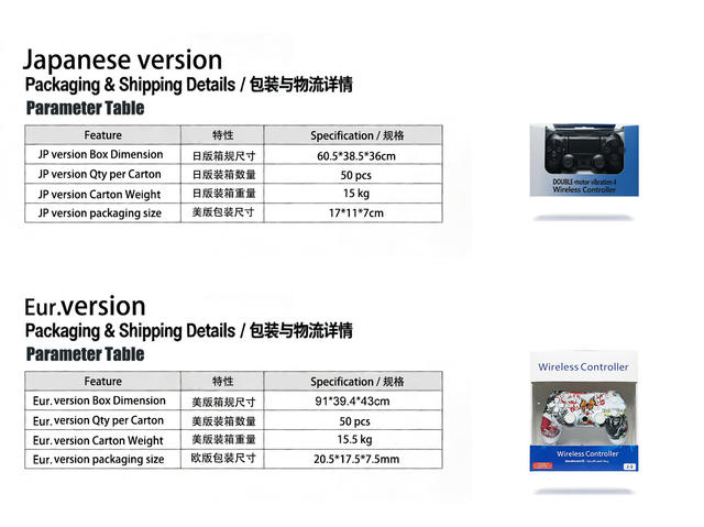 P4 Game Controller Us Version Dual Vibration Wireless Bluetooth P4 European Version P4 Steam Dual Vibration Game Controller detail 6