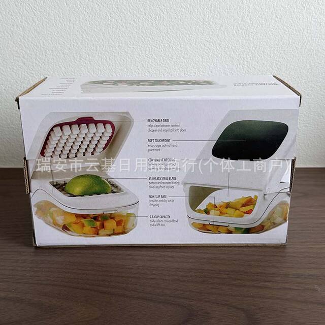 Fruit and Vegetable Cutter, Multifunctional Kitchen Tool for Cutting Vegetables, Beans, and More, Multi-Purpose Machine for Chopping Onions, Peppers, and Mushrooms detail 3