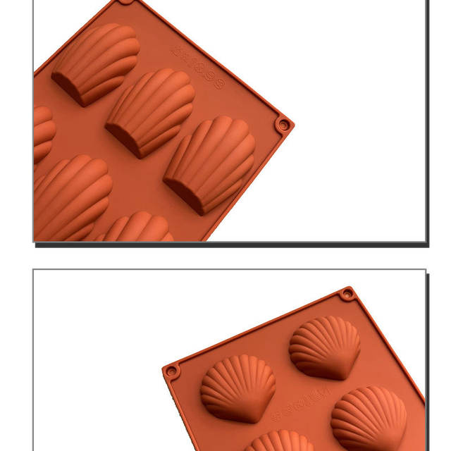 Spot Madeleine mold shell cake mold silicone cake mold scallop cookie mold diy baking tools detail 4