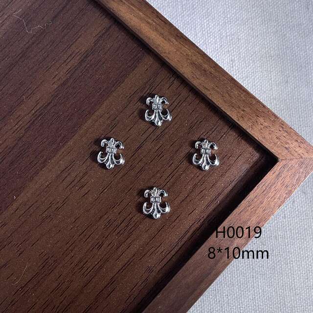 Nail Art Metal Accessories Wholesale for Export, Silver Alloy Cross 456, Punk Style Nail Art Wholesale detail 5