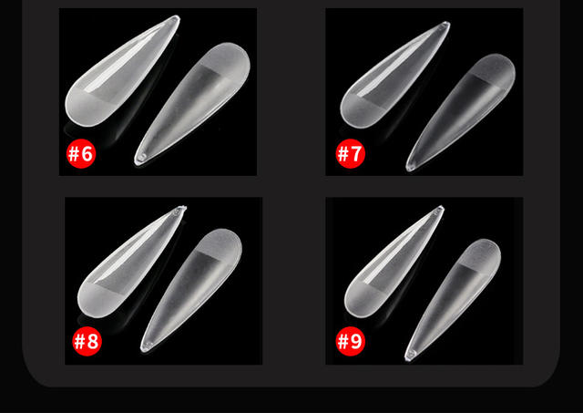 Ciliya Nail Pieces Single No. Scrub Small Size Nail Art Shop Use Supplement Full Half Patch Ultra-thin Non-marking Grinding small size detail 9