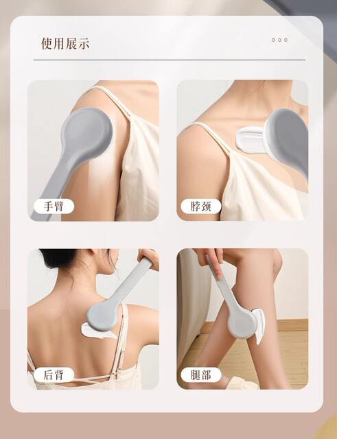 Self-Service Body Lotion Applicator with Long-Handled Sponge Brush for Applying Moisturizer on the Back, a Convenient Home Care Tool detail 6