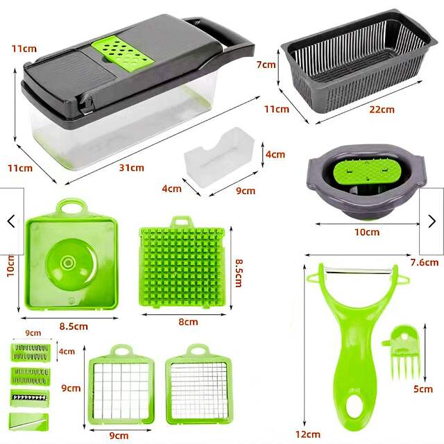 Multifunctional Vegetable Chopper Durable Vegetable Cutter Garlic Onion Potato Grater Kitchen Accessories Household Use detail 6