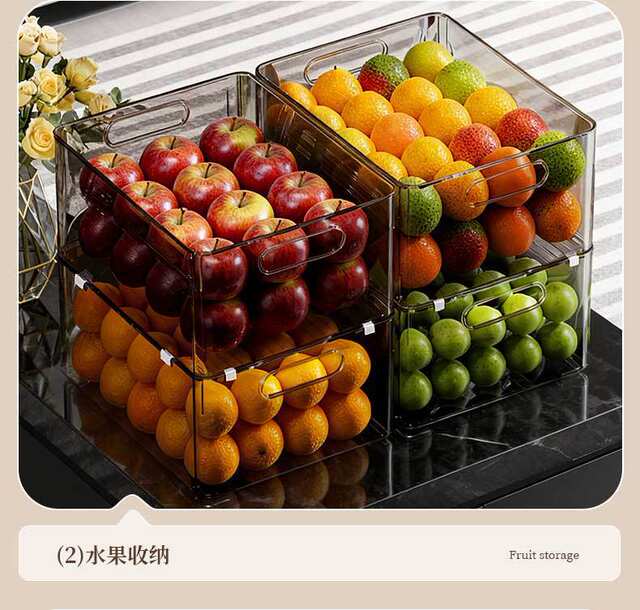 Desktop Storage Box Plastic Storage Box Cosmetics Snack Storage Box Household Acrylic Organizer Box Factory Direct Sale detail 10