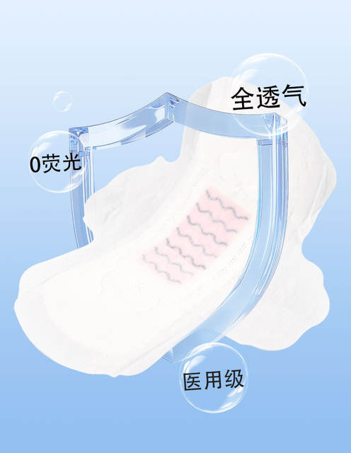 Pang Mo's Same Type of Sanitary Napkins, Medical-Grade National Standard Pads, All-Cotton Menstrual Pads for Day and Night Use, Purchasing Agent detail 4