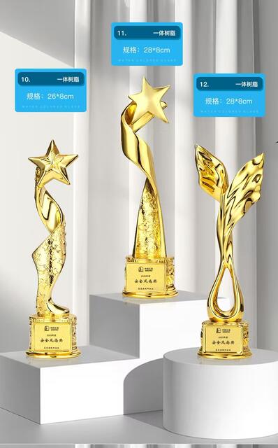 New Resin Trophy Dance Training Institution Trophy Sports Competition Trophy Honorary Trophy Company Annual Meeting Award detail 10