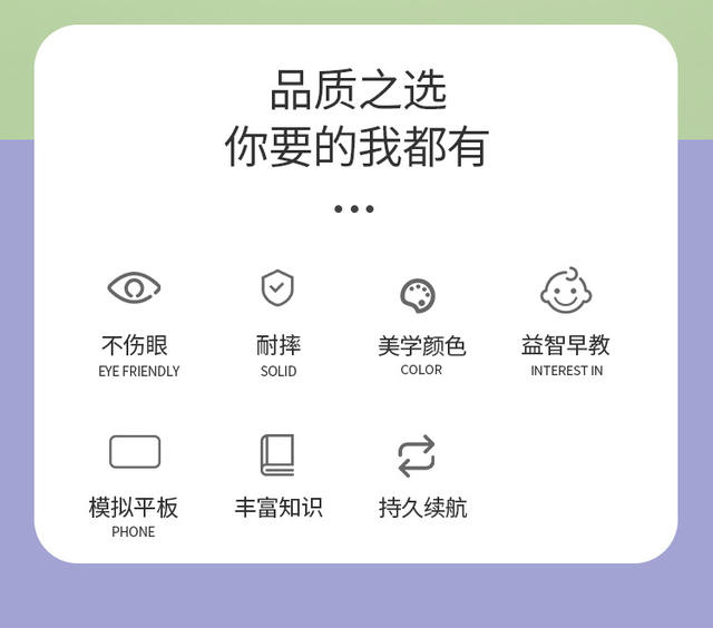 Children's Early Education Machine Toys 0-3-6 Years Old Baby Reading Machine Educational Enlightenment Tablet Computer Touch Screen Rechargeable detail 3