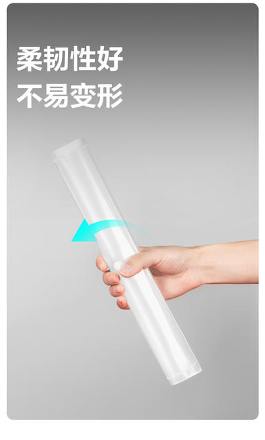 Deli A4 File Folder Transparent Snap Button Test Paper Storage Bag Document Storage Student Office Thickened Large Capacity detail 5