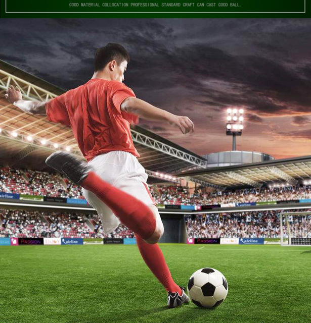 Wholesale Machine-Sewn Pvc/Pu No. 4 Football No. 5 Adult Primary and Secondary School Students and Kidsren Training Wear-Resistant and Kick-Resistant Competition Football detail 9