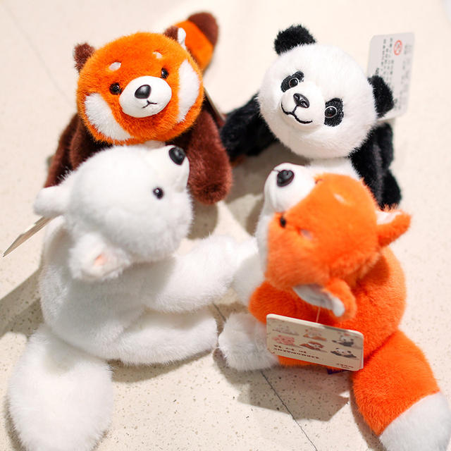New Model of Adorable and Fragrant Three-Position Animal Plush Toy: Sloth Lying down Small Doll, Palm-Sized Raccoon Plush Toy detail 3