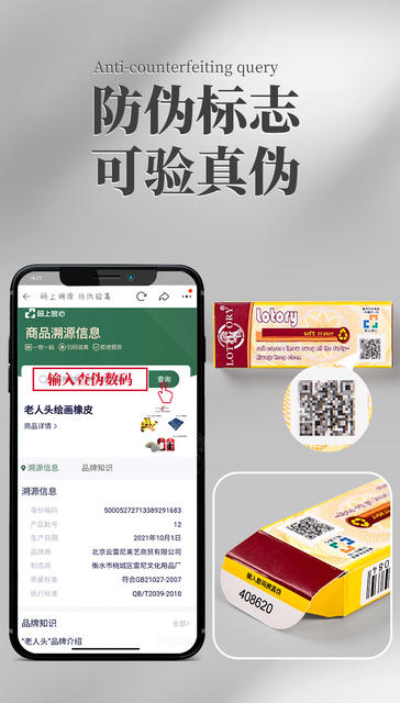 Old man's head rubber wholesale sketch painting high-gloss studio eraser supplies a box of primary school students learning stationery detail 9