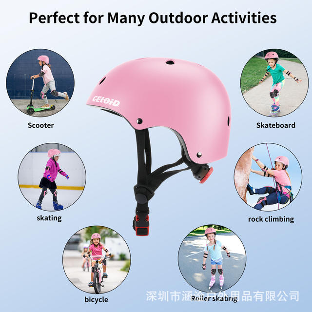 Ready Stock Children's Helmets, Bicycle Riding Helmets, Roller Skating Skateboard Balance Bike Helmets, Abs+Eps Helmets detail 12