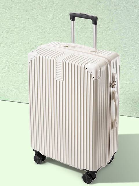 2026 Retro Aluminum Frame Suitcase with Universal Wheels, Travel Case with Combination Lock, Set of 20/24/ 28inch Inch