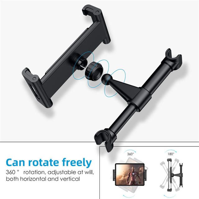 Cross-Border Popular Car Rear Pillow Holder Mobile Phone Tablet Car Rear Seat Mobile Phone Stretch Telescopic Holder detail 5