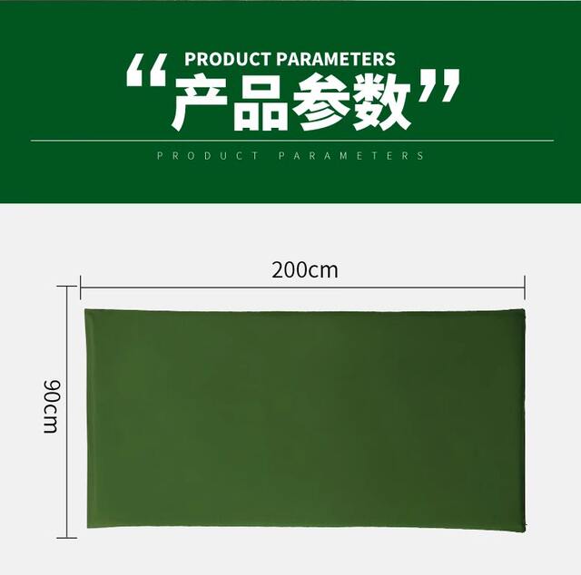 genuine goods 01 Mattress Army Green Mat Hot Melt Cotton Mat Moisture-proof Cotton Mat Student Military Mattress Single Mattress detail 4