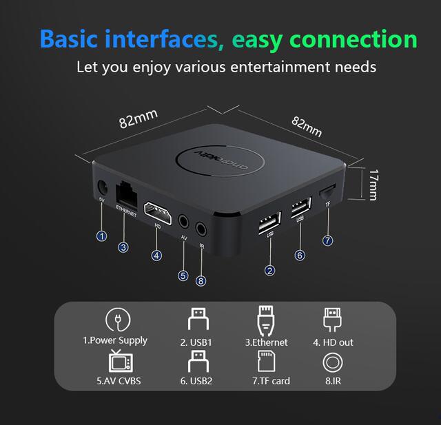 New Android15 Foreign Trade Box 4K Dual-Band Wifi High-Definition Network Set-Top Box Video Player Tvbox detail 8