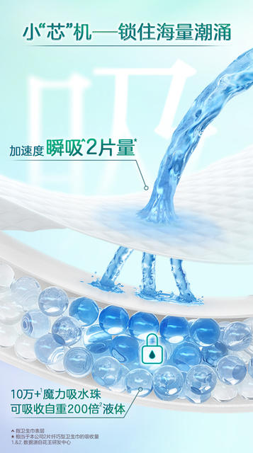 Leroy Sanitary Napkins, Kao Sanitary Napkins, Zero-Touch Ultra-Instant Absorbent Napkins, Good Night Pants, Pads, One Box Wholesale detail 4