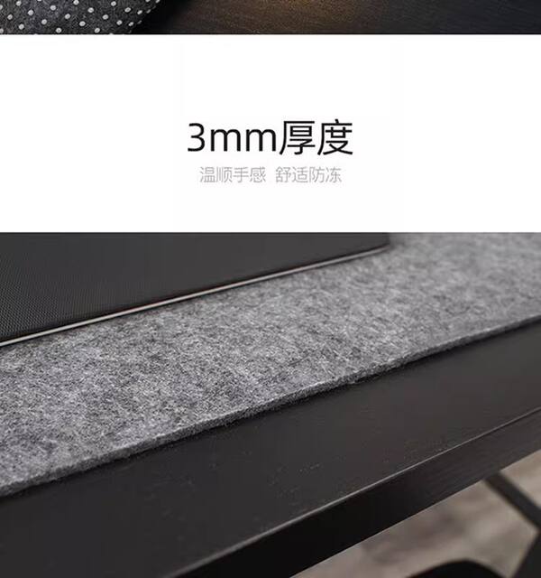 Amazon felt large mouse pad plastic anti-slip computer keyboard game table mat student desk mat table detail 3