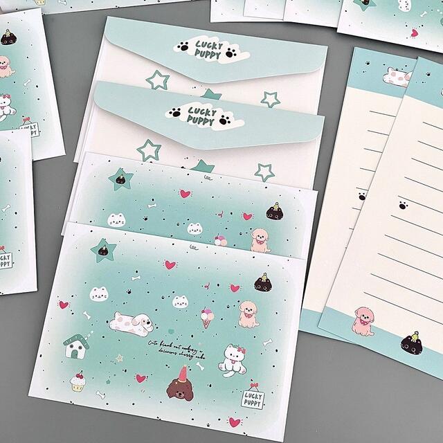 A Wide Variety of Styles of Envelopes and Stationery, High-Looking Graffiti, Cute and Creative Cartoons, Handwritten Rituals, Romantic Commemorative Stationery detail 4