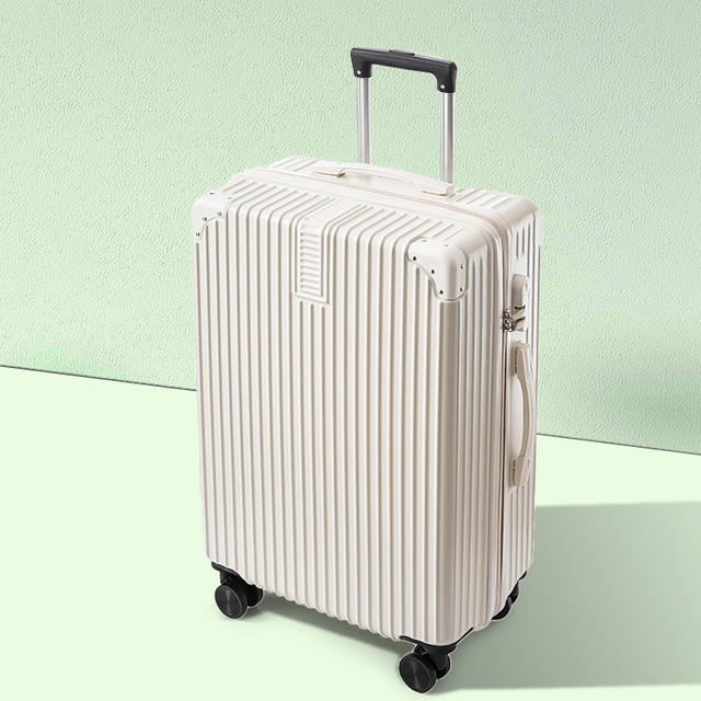 2026 Retro Aluminum Frame Suitcase with Universal Wheels, Travel Case with Combination Lock, Set of 20/24/ 28inch Inch detail 1
