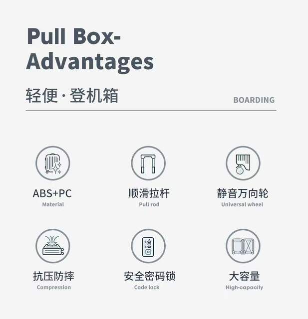 20*30*40 Spring and Autumn Airlines Trolley Case 14inch Luggage Lightweight Suitcase Women's Small Carry-On Suitcase Password Box detail 2