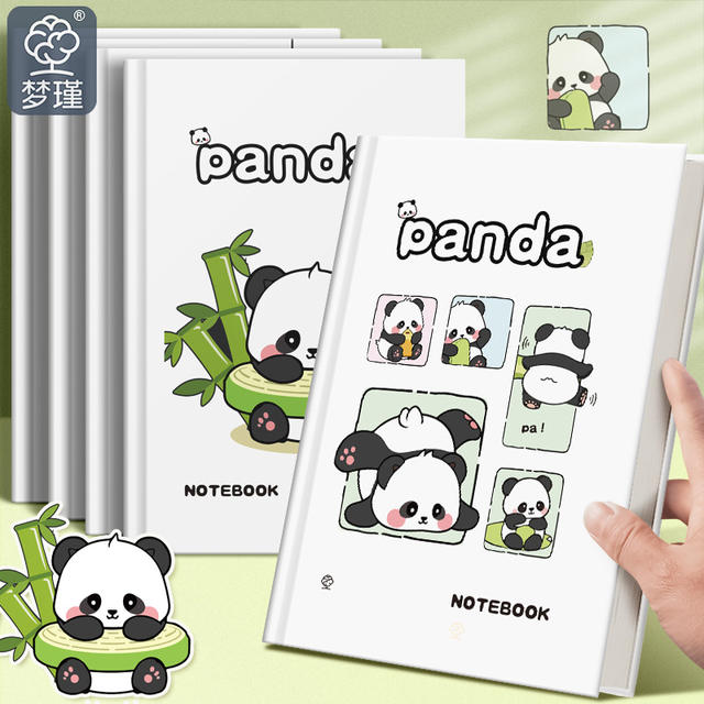 A5 Hardcover Notebook Thickened Cute Animation Hard Shell Illustration Inner Page Cover Creative Notepad Thickened Notebook detail 1