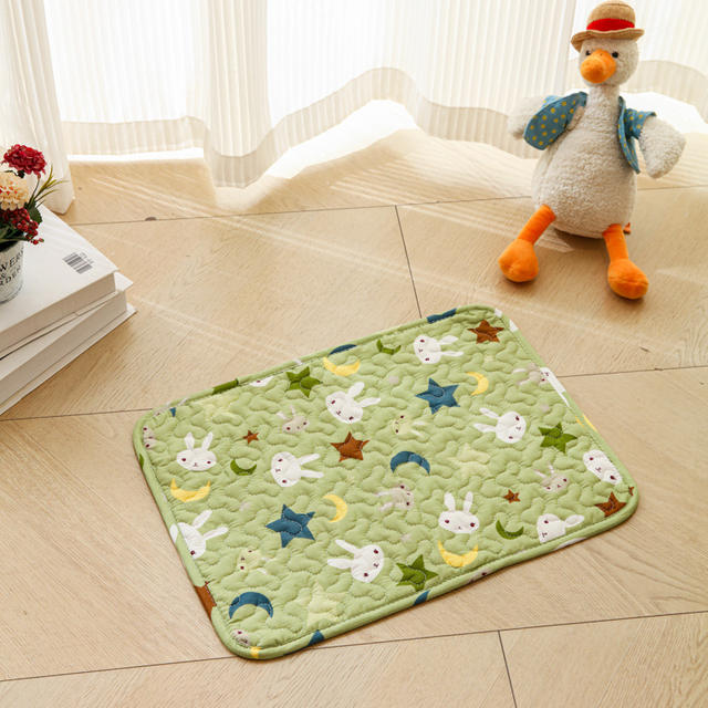 Waterproof Urine-Proof Cotton Pet Mat Cat and Dog Sleeping Mat Rabbit Anti-Slip Mat Foot Mat Cat Cage Rabbit Cage Dog Cage Mat detail 6