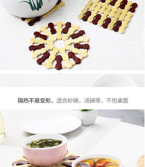 Premium Bamboo Heat Insulation Mat, Anti-Scalding and Heat-Resistant Mat for Dishes, Casserole Mats, Table Mats, Bowl Mats, Tea Cup Mats, Plate Mats detail 6