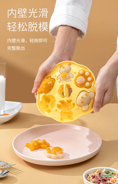 Silicone Mold for Baby Food Steamed Cakes, Cat Paw Cake Mold, Pastry Mold, Food-Grade Certified Steamed Cake Mold detail 11