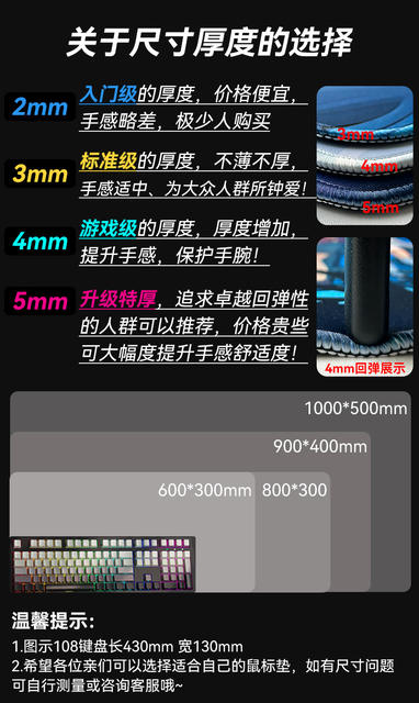 Hot-Selling E-Sports Fps-Style Roj Mouse Pad, Extra-Large Desk Mat, Thickened Edge-Locking Design, Suitable for Internet Cafes and Gaming Computers detail 7