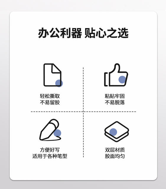 Self-Adhesive Label Stickers, Sticky Notes, Waterproof Red and Blue Frame Self-Adhesive Name Stickers, Classification Stickers, Office and School Supplies Paper detail 2