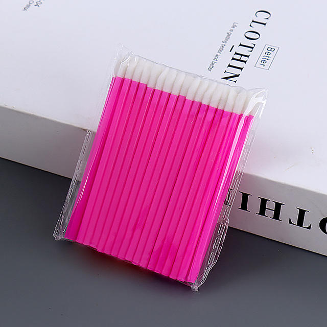 Hollow Rod Lip Brush, Transparent Lipstick Lip Gloss Stick, Makeup Tool, Portable Cleaning Brush, 50 Disposable Lip Brushes detail 12