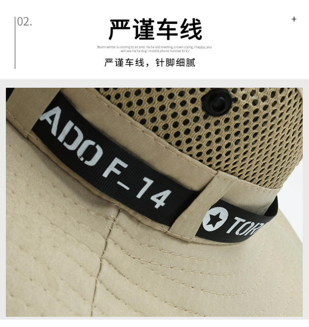Hat new men's hat outdoor mountaineering sunscreen hat British gentleman hat western cowboy hat wholesale detail 8