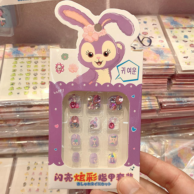 Sanrio Children's Nail Stickers Girls Cute Fun Nail Stickers Student Nail Stickers Sweet Nail Stickers Children Wear Nail Stickers detail 9