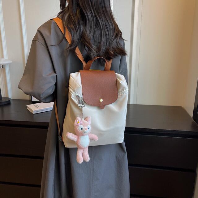 French Longxiang 70Th Anniversary Backpack Men's and Women's Casual Student School Bag Large Capacity High Quality Embroidered Trendy Bag detail 1