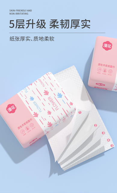 Manhua 400 Sheets of Paper Towels, Whole Box Batch, Large Pack of Paper Napkins, Household Affordable Paper Towels, Toilet Paper detail 8