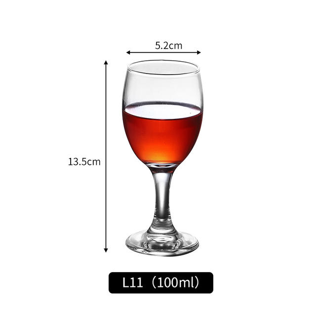 Wholesale Glass Red Wine Glass Goblet Wine Glass Household Hotel Banquet Red Wine Set detail 3