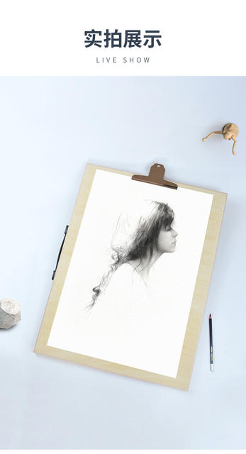 2K basswood drawing board full-open drawing board for art students 8K sketch drawing board 4k portable wooden drawing board detail 12