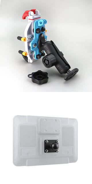 Agricultural Machinery Driving Navigation System Bracket Gps Land Measuring Device Tractor Computer Monitoring Square Round Amps Bracket detail 6