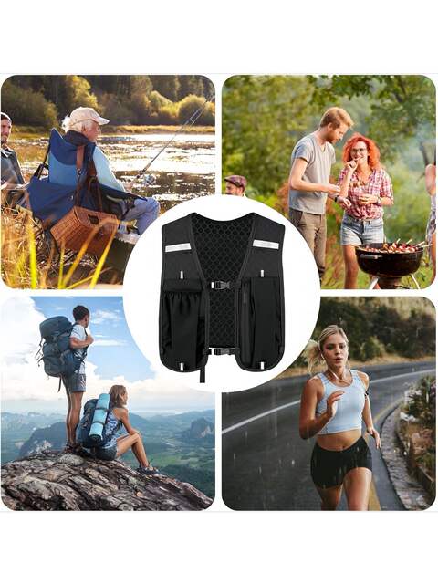 In-Stock Cycling, Running, Hiking Backpack, Breathable Bicycle Trail Marathon Hydration Backpack, Sports Vest detail 2