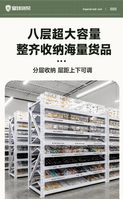 Huangqiu Bead Art Display Rack, Glasses Case Display Stand, Shoe Rack, Hardware Tool Rack, Warehouse Storage Rack Wholesale detail 12