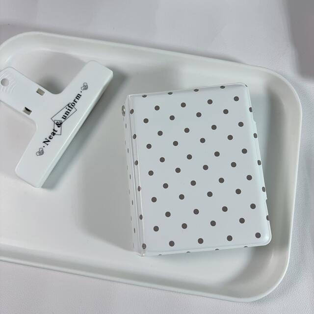 Simple Polka Dot Card Album with One Grid, 3inch Slots for Polaroid Photos, Idol Fan Storage, Korean Entertainment Small Card Holder Storage Album detail 7
