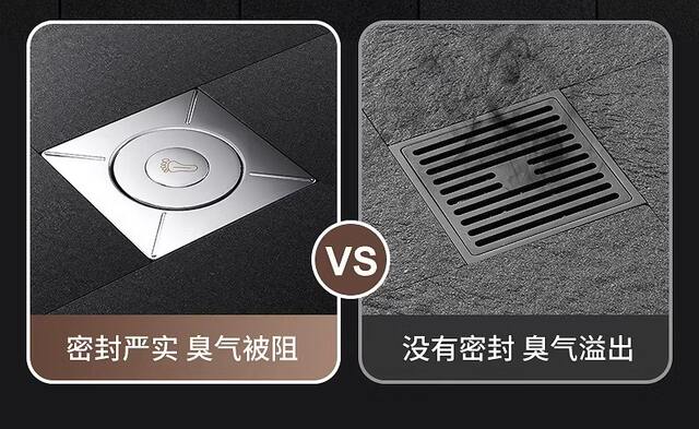 Toilet floor drain deodorizer bounce core sealing cover sewer anti-return bug artifact universal pressing foot type detail 8
